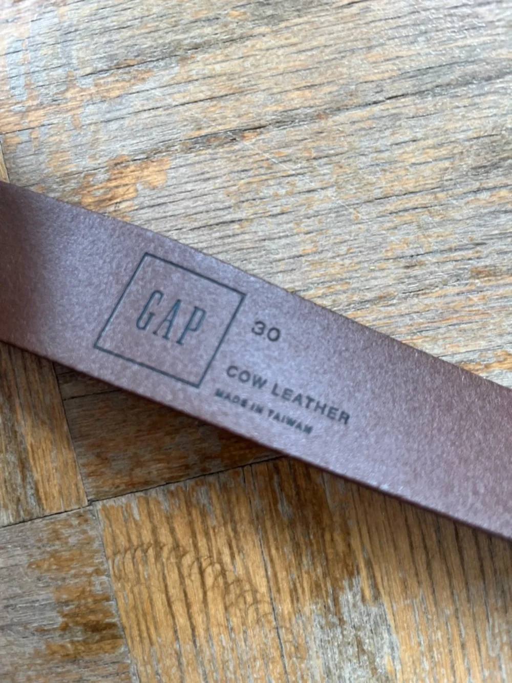 GAP Men's Brown Leather Belt - 30w